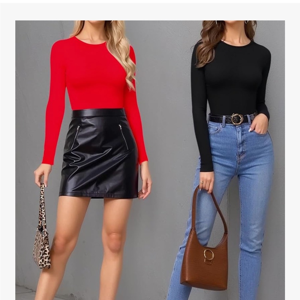 Mangopop Red Bodysuit